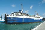 ID 3221 SUILVEN (1974/3638grt/IMO 7383487) - named after a Scottish mountain, the former Caledonian MacBrayne ferry enters drydock at VT Fitzroy's, Auckland, NZ. She is operated today by Suilven Shipping of...