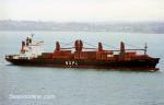 ID 6695 CHANGSHA (1991/18391grt/IMO 9003847. Renamed PACIFIC ADVENTURER in 2005 then PACIFIC MARINER in 2009), arriving in Auckland, New Zealand in rain. She was caught in a tropical cyclone off the...