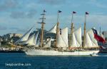 ID 11832 ESMERALDA (Launched 1953/3673grt/IMO 8642799, ex-DON JUAN DE AUSTRIA) - Chilean Navy's barquentine training ship (and former prison ship during the dark days of Chile's President Pinochet era) last...