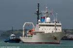 ID 9391 HAKUHO MARU (1989/3991grt/IMO 8714700) an oceanographic research ship operated since 2004 by the Japan Agency for Marine-Earth Science and Technology (JAMSTEC), arrives in Auckland for a five-day...