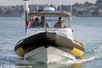 ID 10387 HARBOURMASTER 1 returns to base following a busy morning patrolling Auckland's Waitemata Harbour.