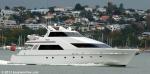 ID 8808 WHISTLER - built by Norman R. Wright and Sons in Australia and launched in 1999, the 31m (101.7ft) motor yacht makes her way into Auckland, New Zealand. She carries a crew of three while accommodating...