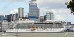 ID 12875 Viking Ocean Cruise’s VIKING MARS (2022/47842gt/4526dwt/IMO 9833187) rides at anchor in Auckland’s Waitemata Harbour. 
Having arrived in town from Tauranga early on the morning 6 February and...