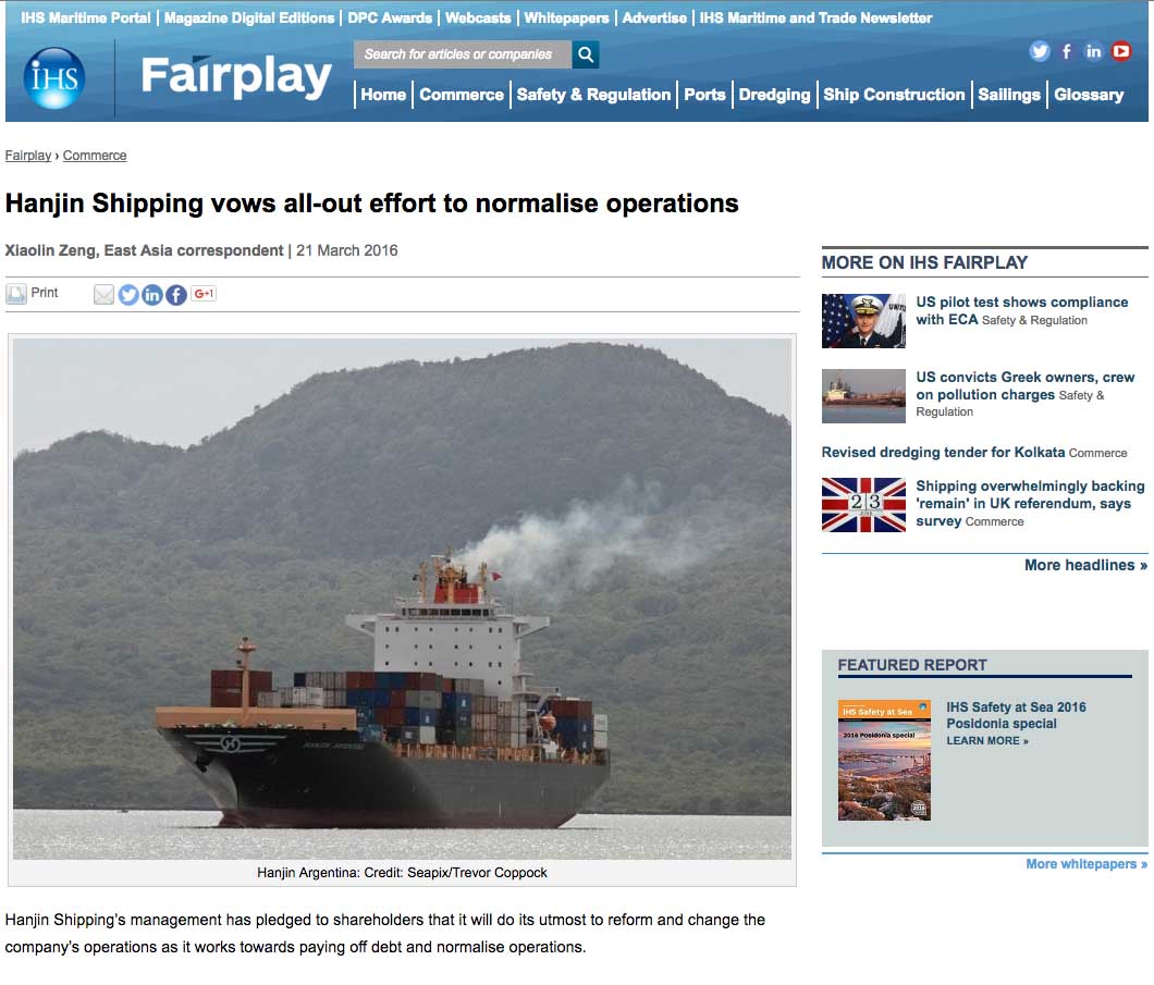 Hanjin Argentina 9632765 ID 10495