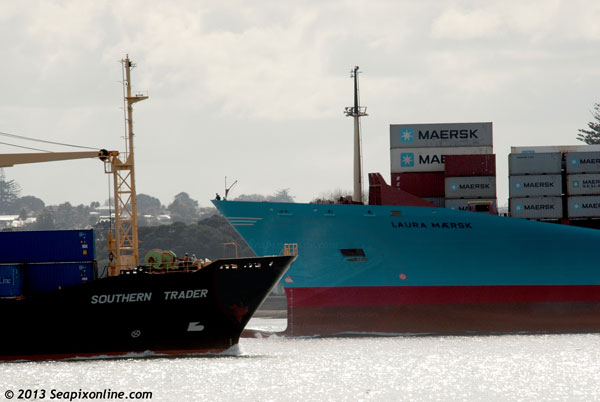 Laura Maersk, Southern Trader, Southern Lily, Capitaine Tasman, Kota Rahmat, Forum Pacific, Louis... 9190731, 9359674 ID 9085