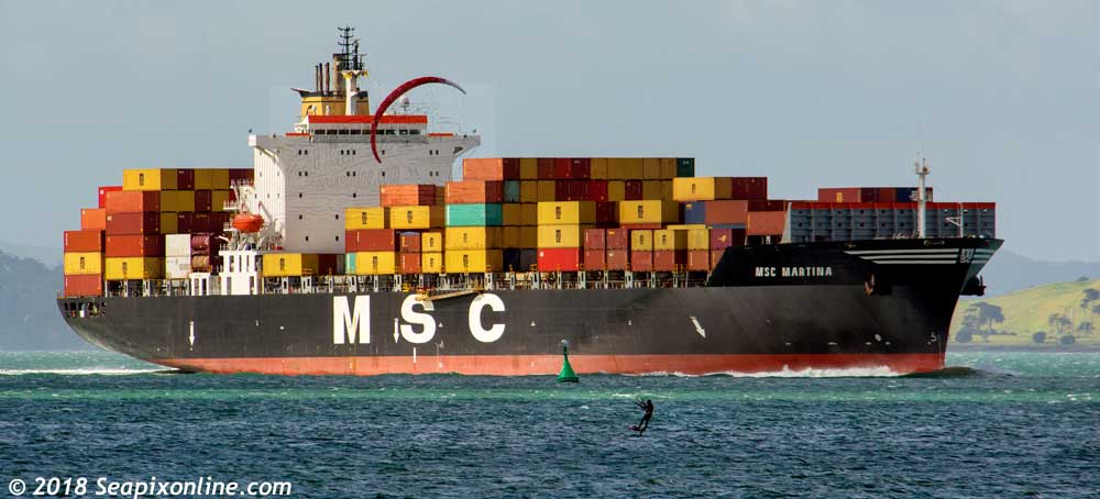 MSC Martina, Hansa America, Maersk Hong Kong 9060637 ID 11418