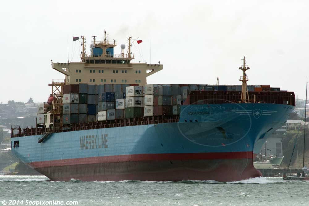 Maersk Virginia, Maersk Geelong 9235531 ID 9823