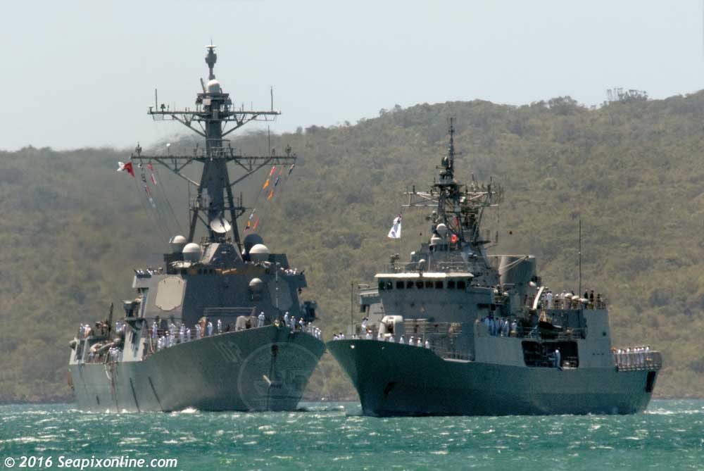 USS Sampson, HMNZS Te Kaha ID 10632