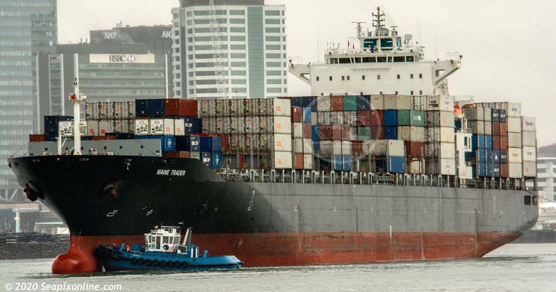 Maine Trader, HS Humboldt, Maersk Dortmund 9292151 ID 12175