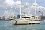 ID 3517 ATHENA - built by Royal Huisman Shipyards, Holland in 2004. This 90-metre schooner is the world's largest private sailing yacht of the modern era. She displaces 1177 tonnes, carries 28632 sq. ft of...