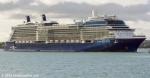 ID 12700 Celebrity Cruises 2010-built, 317.14m CELEBRITY ECLIPSE (121878gt/IMO 9404314) arrived into Auckland from Raiatea, French Polynesia this morning, resplendent in her new Celebrity livery.
She sailed...