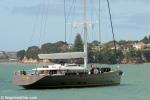 ID 8273 OHANA - newly launched on 28 October 2012, the stunning 50m flybridge sloop takes to the waters of Auckland's Waitemata Harbour after having just completed stepping her 63.1m mast while alongside at...