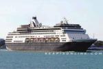 ID 3634 STATENDAM (1993/55819grt/IMO 8919245. Renamed PACIFIC EDEN for P&O Australia and then VASCO DA GAMA in 2018 by new owners CMV) outbound from Auckland, NZ during the southern hemisphere cruise season.