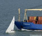 ID 5339 FORUM FIJI II (1999/5025grt/IMO 9141704, ex-RATSTOR. Renamed RATSTOR. Renamed FORUM FIJI II. Reverted to RATSTOR in 2010. Renamed SOUTHERN REEF in 2011, OLOMANA in 2013 and PAPA MAU in 2017) outbound...