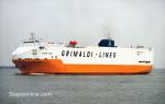 ID 6667 GRANDE EUROPA (1998/51714grt/IMO 9138381, Grimaldi Lines) inbound to Southampton
