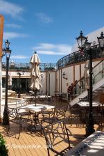 ID 6781 QUEEN ELIZABETH (2010/90901gt/IMO 9477498) - The Courtyard, an intimate alfresco dining area located amidships on Deck 11.