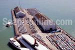ID 6195 QUEENS WHARF, Port of Auckland, NZ - Used mainly for the discharge and consolidation area for imported motor vehicles, this dilapidated wharf also doubles on busy cruise traffic days as a second...