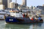 ID 5263 TWOFOLD BAY - operated by Esplanade No 3 Limited of Napier, seen here leaving Auckland's Viaduct trawler basin.
A strange name, Twofold Bay is actually a bay in New South Wales, Australia famous for...