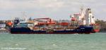 ID 11927 AWANUIA (2009/2747gt/IMO 9458042) the local bunkering tanker outbound from Auckland heading north to Marsden Point, passes the inbound tanker AQUARIUS (2007/30068grt/51288dwt, ex-Pti PHOENIX, ST....