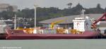 ID 11171 BUFFALO (1998/6311grt/9092dwt/IMO 9149201) - brightening up the Auckland commercial port is the cement carrier. Freshly out of drydock across the harbour at Babcock New Zealand she is temporarily in...