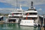 ID 11619 HALO (2015/IMO 1012775/57.45m) and DREAM (1099grt/IMO 1007017), two Cayman Islands-registered luxury motor yachts undergoing routine maintenance at Auckland's Silo Marina.
In early April 2022, it was...