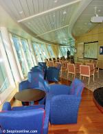 ID 7487 EXPLORER OF THE SEAS (2000/137308grt/IMO 9161728) - Cloud Nine Lounge, part of the Viking Crown Lounge which also includes The Crows Nest, Dizzy's Seven Hearts card room and The 19th Hole lounge.