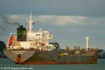 ID 11494 EDZARD SCHULTE (2011/11246gt/16371dwt/IMO 9439852) - Bernhard Schulteâ€™s oil/chemical tanker sails from Aucklandâ€™s Wynyard Wharf bound for Melbourne, Australia.