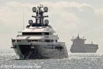 ID 10268 EQUANIMITY designed by and completed by Oceanco in The Netherlands last year, arrives in Auckland today (28 Dec 2015) following a passage from Incheon, S. Korea. 
Her interior is by Andrew Winch...