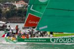 ID 7806 GROUPAMA - the French entrant and holding overall 2nd place at the halfway point of the 2011/12 Volvo Ocean Race, compete in the in-port practice racing in Auckland, NZ.