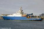 ID 9044 GEOBAY (1978/3502gt/IMO 7801556) - one of a fleet of Norwegian-owned multipurpose construction support vessels operated by the DOF Subsea Group. The Isle of Man-registered vessel is seen here...