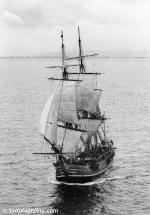 ID 8853 HMAV BOUNTY replica (1978/274tonnes/387 tonnes disp) built in Whangarei, New Zealand for the film 