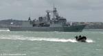 ID 10646 HMNZS TE MANA (F 111) - in Auckland in readiness for the International Fleet Review.
