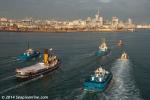 ID 9659 HAURAKI (2014/250grt/124dwt/IMO 9681015) - Ports of Auckland's latest tug fleet addition arrives in Auckland. The preserved 1935-built steam tug WILLIAM C DALDY and the two mainstays of the port's tug...