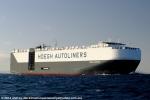 ID 9424 HOEGH AMSTERDAM (2013/58767grt/21000dwt/IMO 9660798) - commissioned October 2013 and built by Hyundai Mipo Shipyard, Ulsan South Korea. She is seen here off Portsea inbound to Melbourne, Australia.