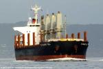 ID 9745 ID BLACK SEA (2009/17018grt/28367dwt/IMO 9520998) outbound from Melbourne in Port Phillip Bay off Sorrento, Australia.