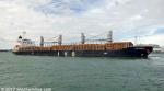 ID 10942 IVS SUNBIRD (2015/21181grt/33399dwt/IMO 9736042) departs Auckland for Lanshan in Shandong Province, China following her maiden call to take on bunkers. She is owned and managed by Grindrod Shipping of...