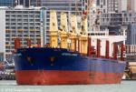ID 11414 INTREPID JOANNE (2005/19889grt/IMO 9300219, ex-DURBAN BULKER. Renamed BLUE ALEXANDRA) departs Freyberg Wharf, Auckland bound for New Plymouth. She is currently owned and managed by Taylor Maritime of...