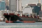 ID 10041 JPO VELA (2009/41225gt/IMO 9406180, ex-BUNGA RAYA SEMBILAN) departing Auckland, bound for Tauranga, 2 April 2015.