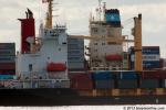 ID 9086 LAURA MAERSK (2001/50688grt/63200dwt/IMO 9190731. Renamed LOUIS MAERSK  in 2023) - the fourth of five vessels to operate Maersk's Southern Star service, inbound to Auckland for her maiden call at the...