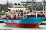 ID 9050 LAUST MAERSK (2001/50721grt/63000dwt/IMO 9190743) berthing in Auckland, NZ. She is the second of five vessels operating Maersk's Southern Star service to come to Auckland following Port's of Auckland...
