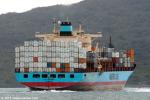 ID 9105 LEXA MAERSK (2001/50721grt/63400dwt/IMO 9190767) sails from Auckland, NZ bound for Lyttleton following her maiden call as part of Maersk's Southern Star service recently won back by Ports of Auckland...