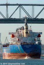 ID 9547 LIZARD POINT (2005/16949grt/28496dwt/IMO 9350082, ex-ATLANTIC STAR) sailed from Aucklands' Chelsea Sugar Refinery this morning (1 May 2014) in perfect conditions, bound for Marsden Point near...