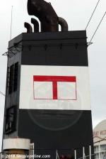 ID 11247 LOVELY KLARA (2002/17150grt/28186dwt/IMO 9258325, ex-CARIBBEAN FRONTIER) - funnel of Taylor Maritime of Hong Kong.