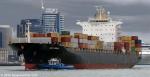 ID 10375 MSC VIENNA (2003/48847dwt/IMO 9253296, ex-NORTHERN DECENCY, POTOMAC BRIDGE) sails for Brisbane, Australia following her maiden call at Auckland. She is owned and managed by Norddeutsche Reederei H...