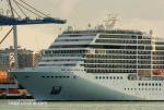 ID 11687 MSC MAGNIFICA (2010/95128grt/9429dwt/IMO 9387085) - the first MSC Cruises vessel to visit New Zealand, sails from Auckland evening of 14 March bound for Sydney, Australia.
She arrived in Auckland on...