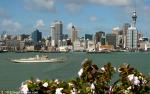 ID 9214 NAHLIN (1930, ex-LUCEAFARUL, LIBERTATEA, NAHLIN) - The superyacht NAHLIN, last seen in New Zealand waters in 1930 the year of her completion for owner Lady Henrietta Yule, lays at anchor in Auckland's...