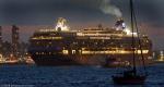 ID 11567 NORWEGIAN JEWEL (2005/93502grt/7500dwt/IMO 9304045) sails from Auckland at dusk bound for Tauranga. SHe arrived from Sydney, Australia earlier in the day. She is owned and managed by NCL (Bahamas) Ltd...