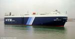 ID 8447 ORION LEADER (1999/57513grt/IMO 9182289) makes her maiden call at Southampton, England. 