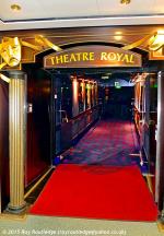 ID 10092 ORIANA (1995/69153grt/IMO 9050137. Renamed PIANO LAND in 2019) - Entrance to the Theatre Royal on Deck 7.
