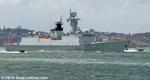 ID 10649 PLAN YANCHENG (FFG 546) - a Chinese Type 054A multi role frigate arriving Auckland for the international fleet review.